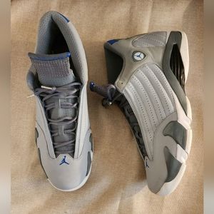 Jordan air 14 retro wolf grey size 15